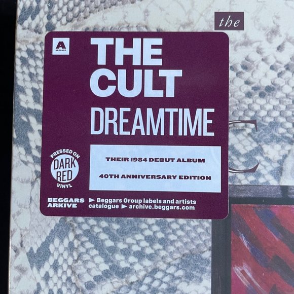 The Cult – Dreamtime – Limited Oxblood Colored Vinyl, LP, Beggars, 2024 NEW - Picture 2 of 3